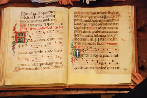 Codice manoscritto Esaltazione della Santa Croce